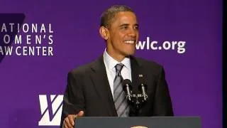 President Obama Speaks at the National Women's Law Center Annual Awards Dinner