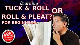Learning Tuck And Roll? OR Roll And Pleat? For Beginners #upholstery