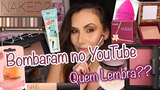 MAQUIA E FALA usando APENAS PRODUTOS QUE BOMBAVAM/VIRALIZARAM AQUI NO YOUTUBE