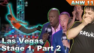 Las Vegas Stage 1 Part 2 (Didn't see THAT coming!) - American Ninja Warrior 2019 Review