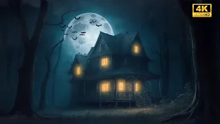 Halloween Mansion 🎃With Spooky Halloween music Playlist🎃 4K Ultra HD👻