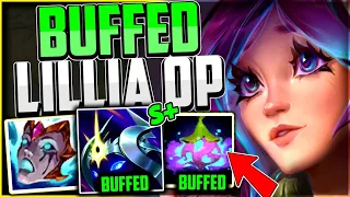 RIOT BUFFED LILLIA INTO A HEALING SPEED MACHINE! (HUGE HEALING/SPEED) - Lillia Guide Season 13