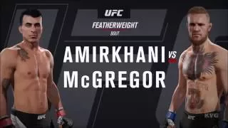 EA Sports UFC 2 - Makwan Amirkhani vs Conor McGregor | Gameplay (HD) [1080p60FPS]