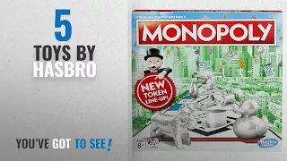 Top 10 Toys By Hasbro [2018]: Hasbro Gaming C1009302 Monopoly Classic Game