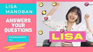 LISA BLACKPINK Q&A ON PENSHOPPE TV