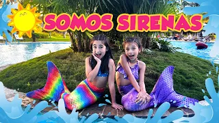 SOMOS SIRENAS !!  🧜‍♀️🧜‍♀️ #laracampos #24horas 🌊