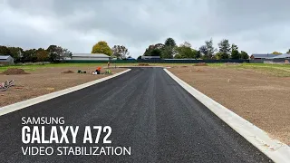 Samsung Galaxy A72 Video Stability Test