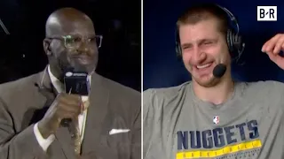 Shaq tells Nikola Jokić 'I love you' in Serbian 😂