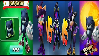 Sonic Forces Speed Battle - New Halloween Update - Werehog New Character vs all characters