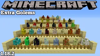 EXTRA GOLEMS MOD UPDATE - MINECRAFT 1.18.2 (MOD SHOWCASE)