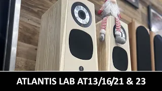 Les enceintes Atlantis Lab AT13, AT16, AT21 et AT23  en 1min30 - Unboxing