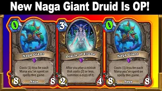 New BROKEN NAGA DRUID BLIZZARD MUST NERF ASAP! Voyage to the Sunken City | Hearthstone