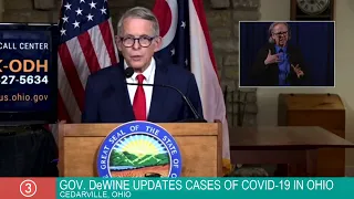 WATCH: Governor DeWine updates cases of COVID-19 in Ohio