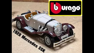 Burago 1928 Mercedes SSK Diecast 1:18