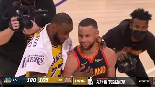 Love And Hugs Has Showed Up From Stephen Curry And Lebron James After There Match.