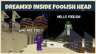 DreamXD talk to Foolish when he is building the DreamXD statue (DSMP)