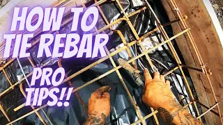 How To Tie Rebar and Prepare for your Concrete Pour