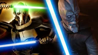 Which Jedi's Lightsabers did General Grievous choose to Fight with?