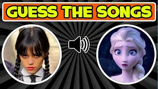Guess the Disney Song & Wednesday |Guess The Real DISNEY Princess  Character| Great Quiz
