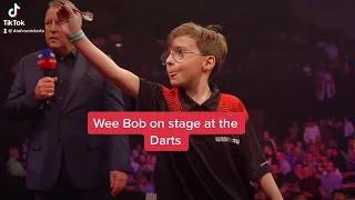 Smallest darts player at the premier league darts