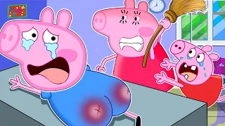 STOP!!! Don't Hurt Peppa Pig | What's Going On With Peppa's Family | Peppa Pig Animation