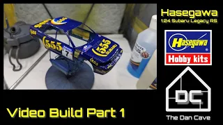 Hasegawa 1:24 Subaru Legacy RS Part 1 - Paint and decals