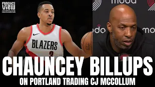 Chauncey Billups Reacts to Portland Trail Blazers Trading CJ McCollum & "End Of An Era" in Portland