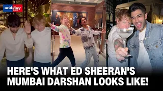 Posing With Shah Rukh Khan, To Kapil Sharma's Welcome Party, Ed Sheeran's Mumbai Trip So Far