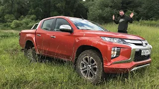 Как гребет Mitsubishi L200 на реальном бездорожье? Бонус!