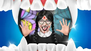From Nerd Wednesday To Popular Vampire | Extreme Makeover Challenge And Beauty Ideas by Bla Bla Jam!