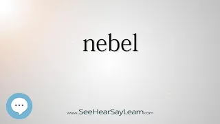 nebel - Smart & Obscure English Words Defined 👁️🔊🗣🧠✅