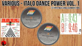 Various - Italo Dance Power Vol. 1 (12" Vinyl Maxi-Single Germany 1988)