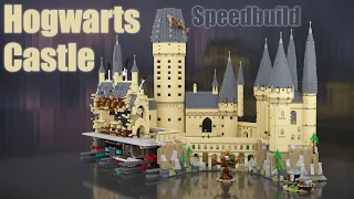 LEGO 71043 Hogwarts Castle Speedbuild | 71043 LEGO Harry Potter | Blender Geometry Nodes | Animation