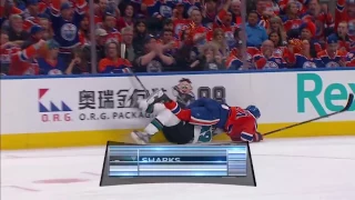 Zack Kassian - Couture Hit, Dillon Hit Game 2 Stanley Cup Playoffs