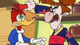 Woody Woodpecker | Woody Loves Sushi 🍣 + More Full Episodes