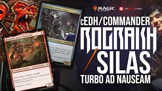 🔴 cEDH 🔴 Rograkh/Silas Turbo Ad Nauseam Gameplay + Commentary — MTGO Commander | Magic The Gathering