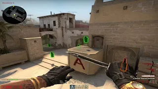 How to smoke A site (MIRAGE) from ONE POSITION !!!