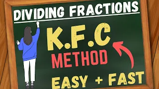 How to Divide Fractions Fast with this Trick! (K.F.C method) | Beat the Calculator