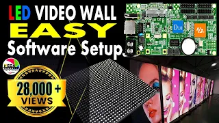 HOW to Use LED VIDEO WALL SOFTWARE | HDPlayer | D10 D20 D30 | led video wall software