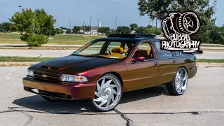 Impala SS Flipping Colors Sitting on 26" Rucci Wheels - 4K