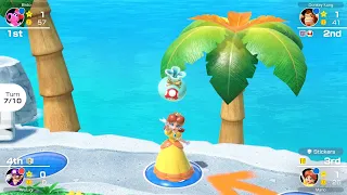 Mario Party Superstars #227 Yoshi's Tropical Island Daisy vs Donkey Kong vs Waluigi vs Birdo