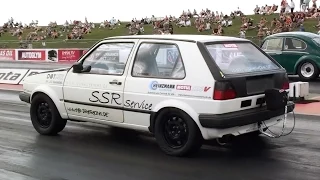 Golf Mk2 R32 turbo 4motion runs 9.70 at 144 mph