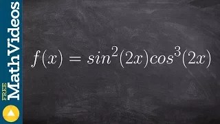 Product rule and double chain rule with trig