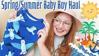 🌞Spring/Summer Baby Boy Clothing Haul!🪸 | Vlog #186