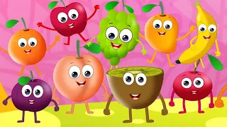 Ten Little Fruits Jumping On The Bed + More Nursery Rhymes And Baby Songs