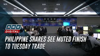 Philippine shares see muted finish to Tuesday trade | ANC