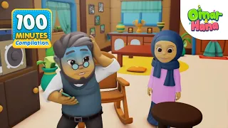 Omar & Hana English 100 Minutes Compilation #islamiccartoonforkids