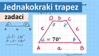 Jednakokraki trapez zadaci