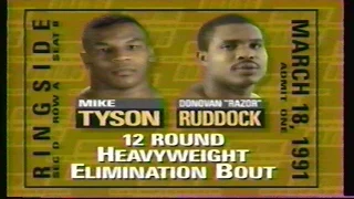 Mike Tyson vs Razor Ruddock I - ENTIRE SHOWTIME PROGRAM