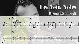 Les Yeux Noirs (Dark Eyes) - Django Reinhardt | Gypsy Guitar Tab